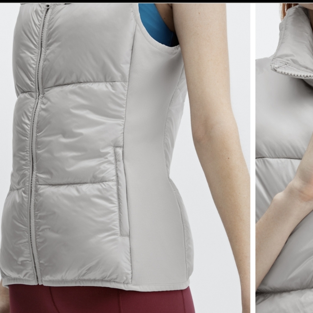 Fabletics Elliott Packable Puffer Vest Small Ash,… - image 4